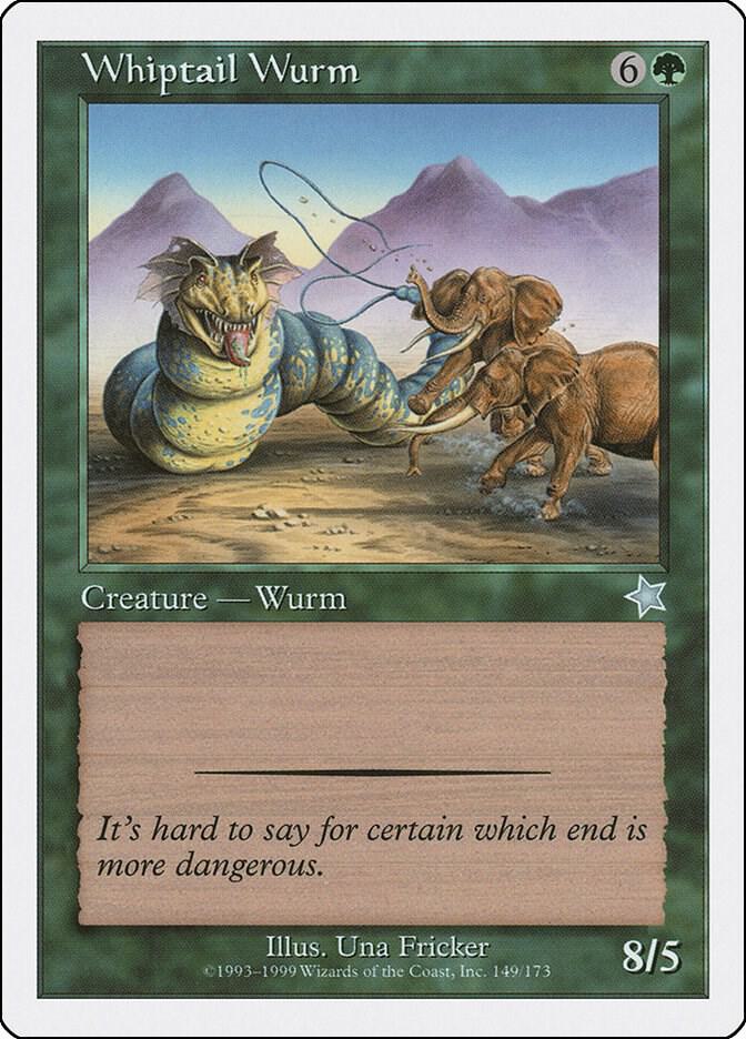 Whiptail Wurm 149 card from Starter 1999