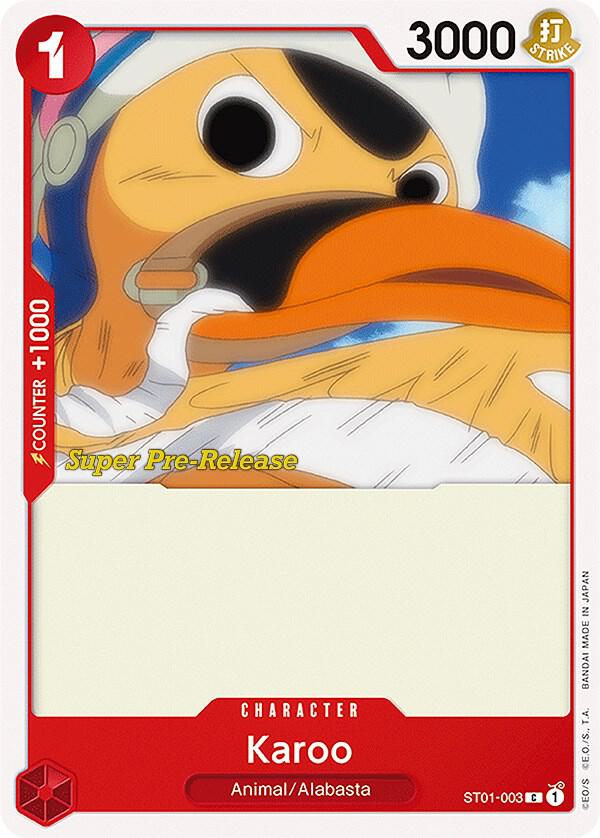 Karoo ST01-003 card from Super Pre-Release Starter Deck 1: Straw Hat Crew