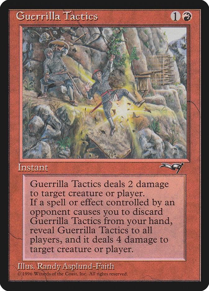 Guerrilla Tactics (Cliff) 111 card from Alliances