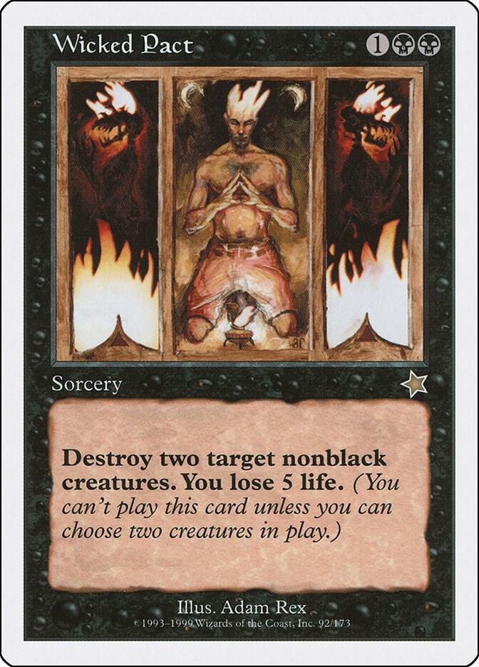 Wicked Pact 92 card from Starter 1999