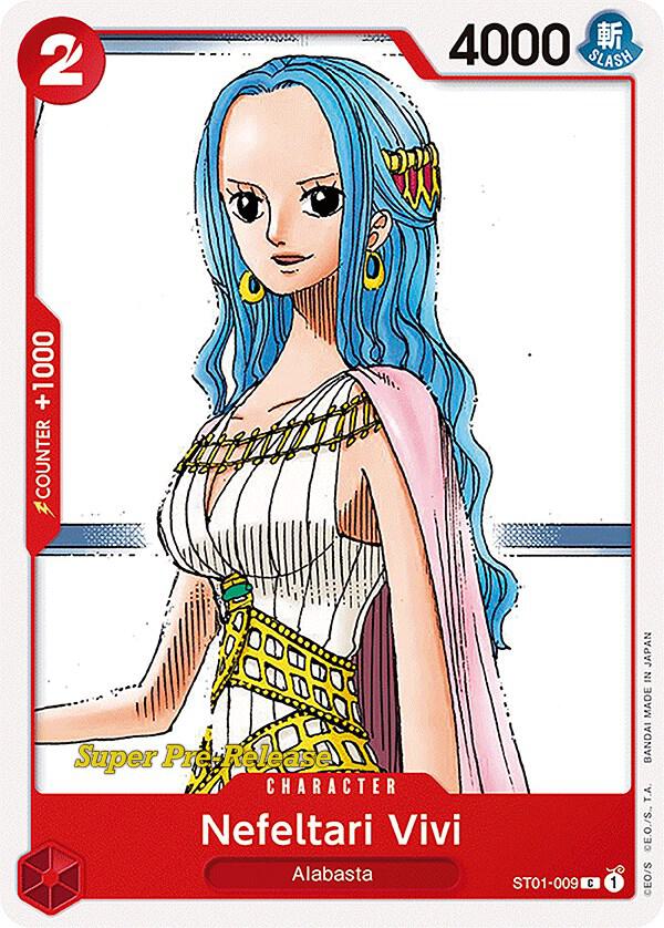 Nefeltari Vivi ST01-009 card from Super Pre-Release Starter Deck 1: Straw Hat Crew