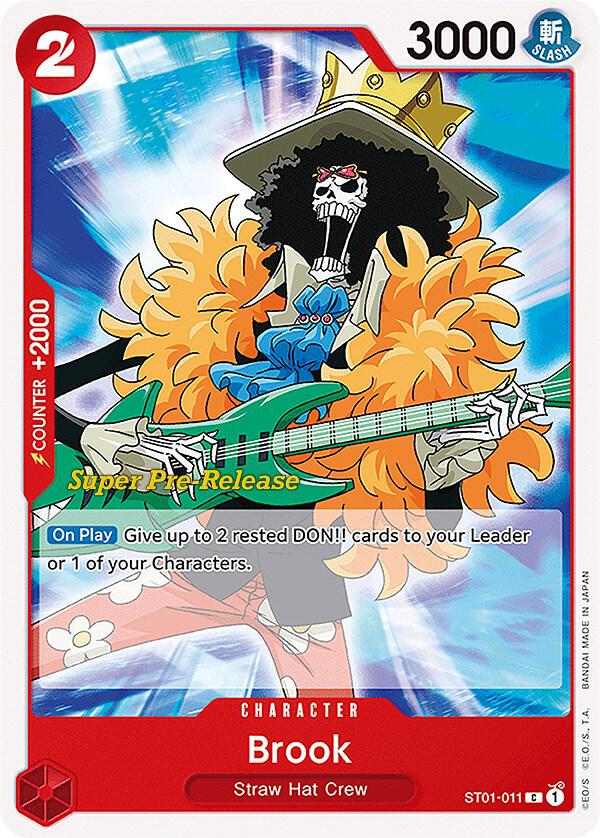 Brook ST01-011 card from Super Pre-Release Starter Deck 1: Straw Hat Crew