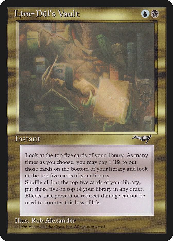 Lim-Dul's Vault 192 card from Alliances