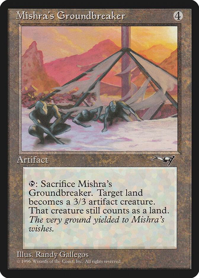 Mishra's Groundbreaker card from Alliances