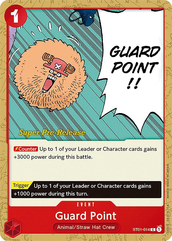 Guard Point ST01-014 card from Super Pre-Release Starter Deck 1: Straw Hat Crew