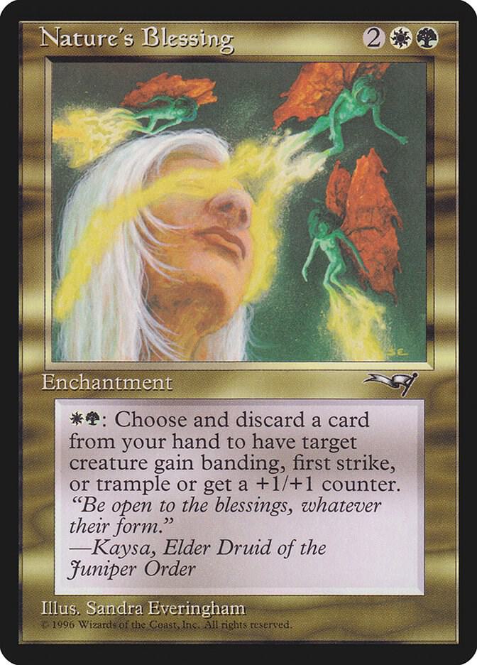 Nature's Blessing card from Alliances