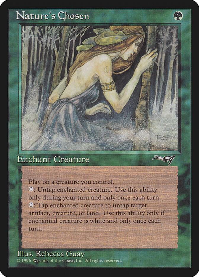 Nature's Chosen card from Alliances