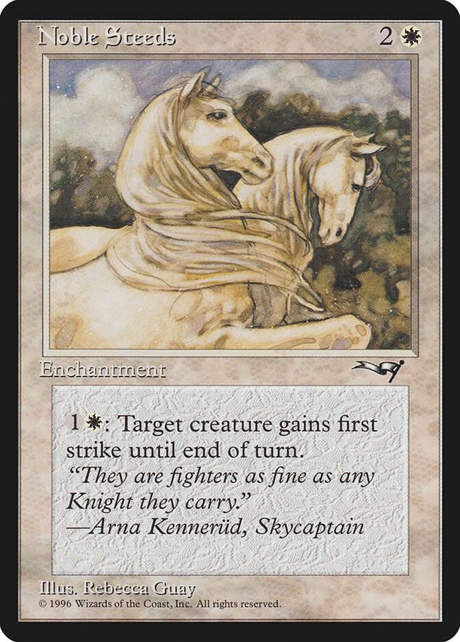Noble Steeds 141 card from Alliances