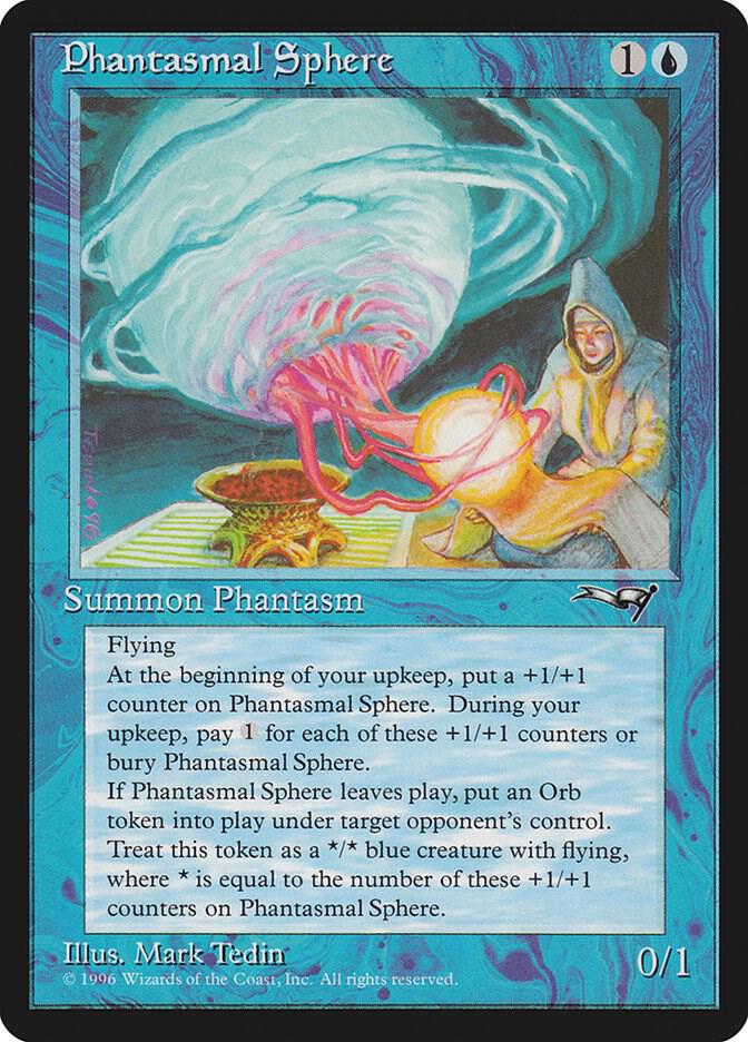 Phantasmal Sphere card from Alliances