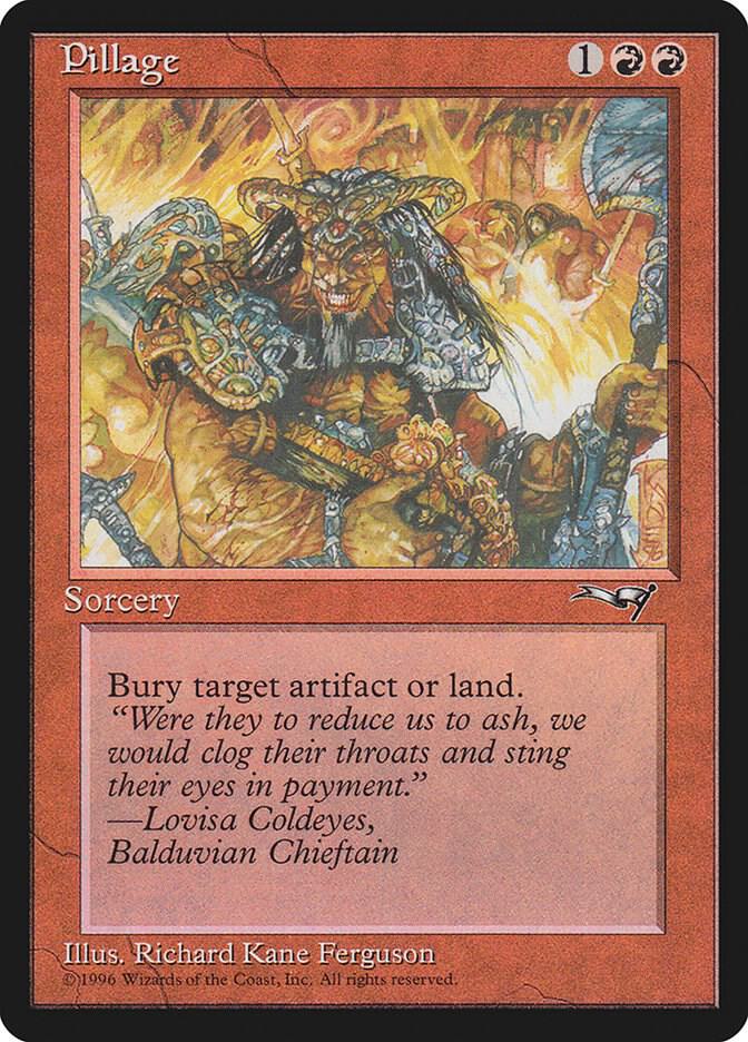 Pillage 113 card from Alliances
