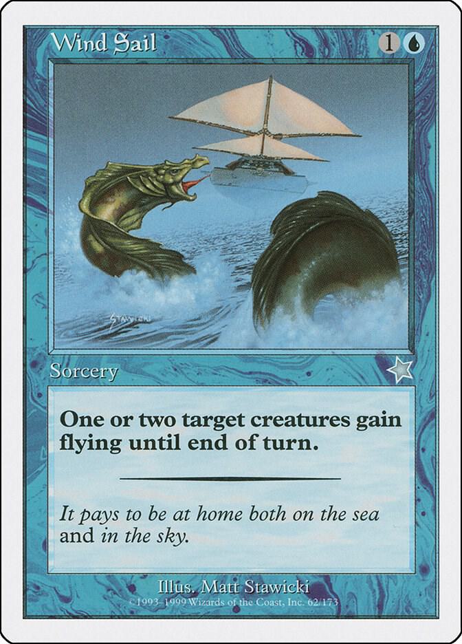 Wind Sail 62 card from Starter 1999