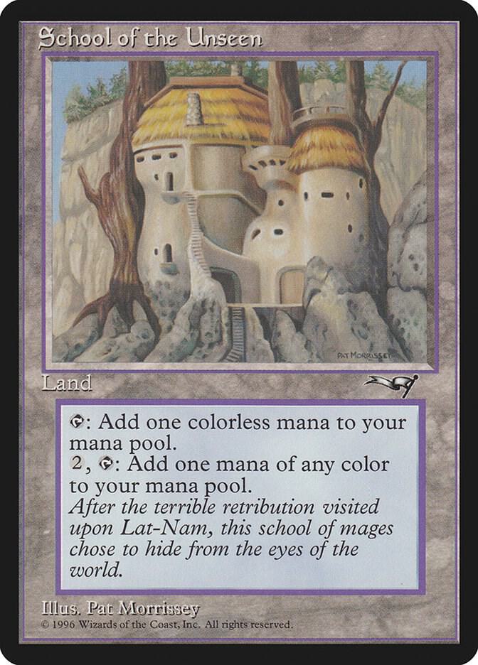 School of the Unseen card from Alliances