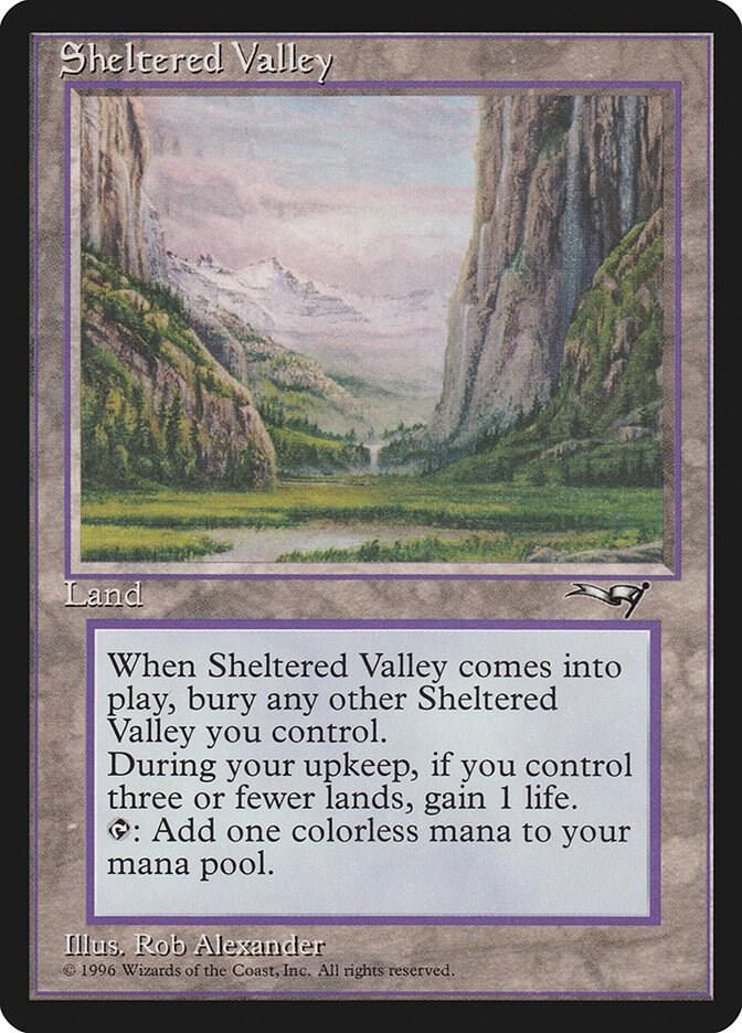 Sheltered Valley card from Alliances