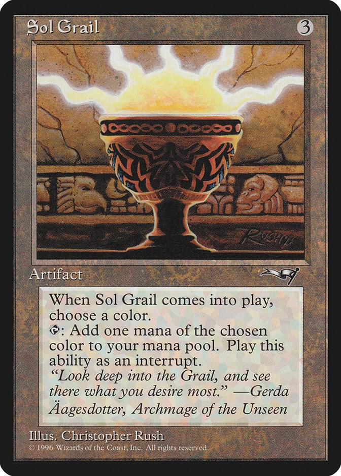 Sol Grail card from Alliances