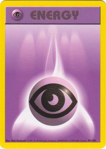 Psychic Energy 101/102 card from Base Set