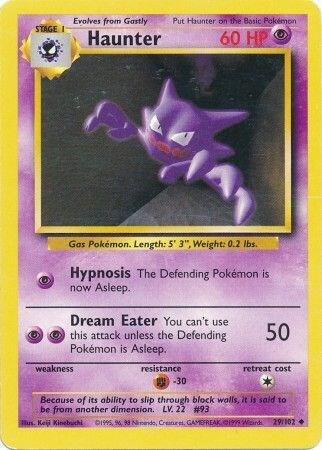 Haunter 029/102 card from Base Set