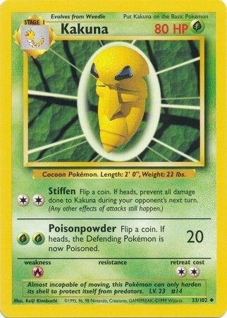 Kakuna 033/102 card from Base Set