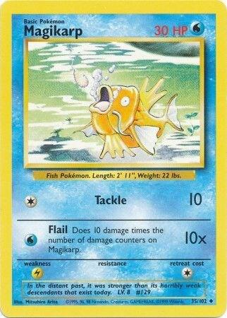 Magikarp 035/102 card from Base Set
