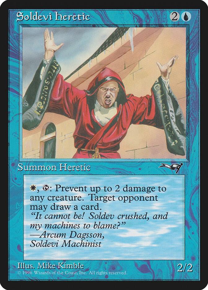 Soldevi Heretic 50 card from Alliances