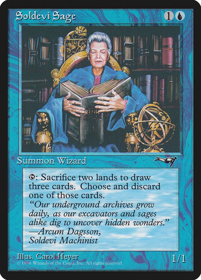 Soldevi Sage (Old Woman) 52 card from Alliances
