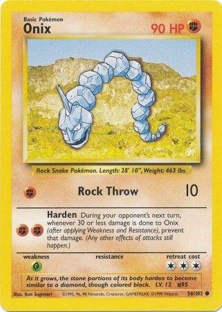Onix 056/102 card from Base Set