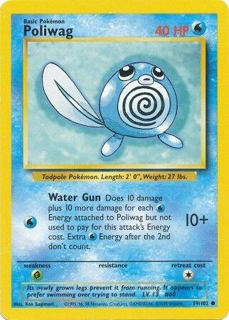 Poliwag 059/102 card from Base Set