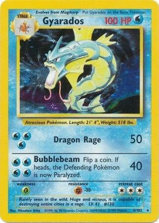 Gyarados 006/102 card from Base Set
