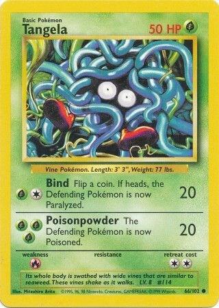 Tangela 066/102 card from Base Set