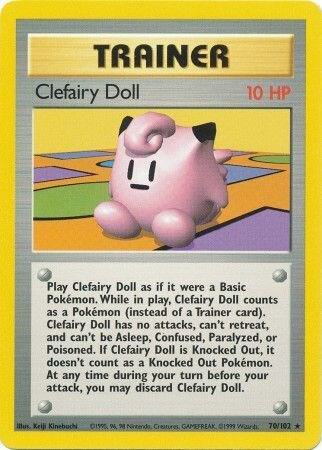 Clefairy Doll 070/102 card from Base Set