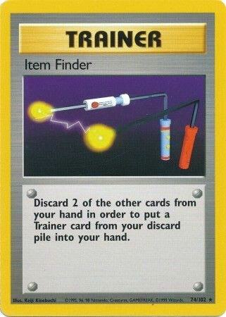 Item Finder 074/102 card from Base Set