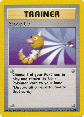 Scoop Up 078/102 card from Base Set