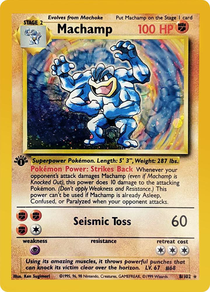 Machamp - 8/102 008/102 card from Deck Exclusives
