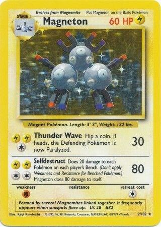 Magneton 009/102 card from Base Set