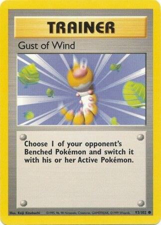 Gust of Wind 093/102 card from Base Set