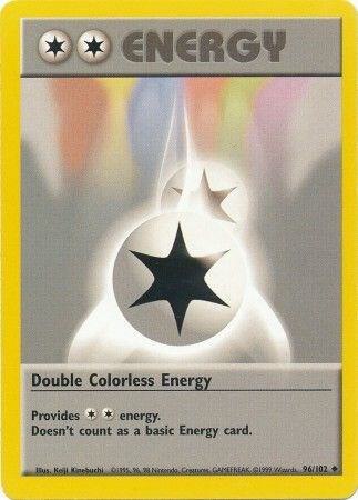 Double Colorless Energy 096/102 card from Base Set