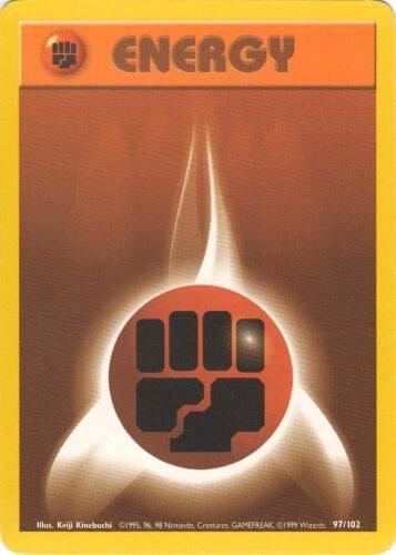 Fighting Energy 097/102 card from Base Set