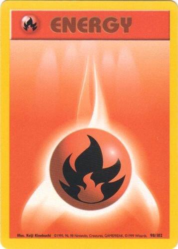 Fire Energy 098/102 card from Base Set