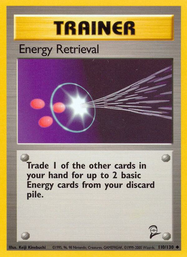 Energy Retrieval 110/130 card from Base Set 2
