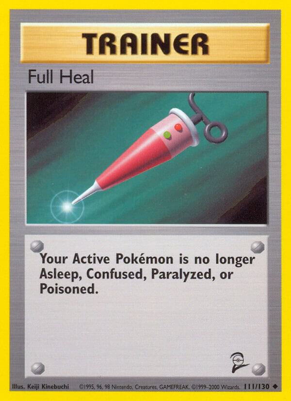 Full Heal 111/130 card from Base Set 2
