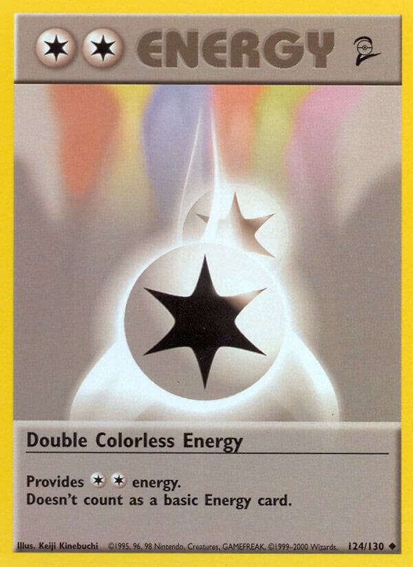 Double Colorless Energy 124/130 card from Base Set 2