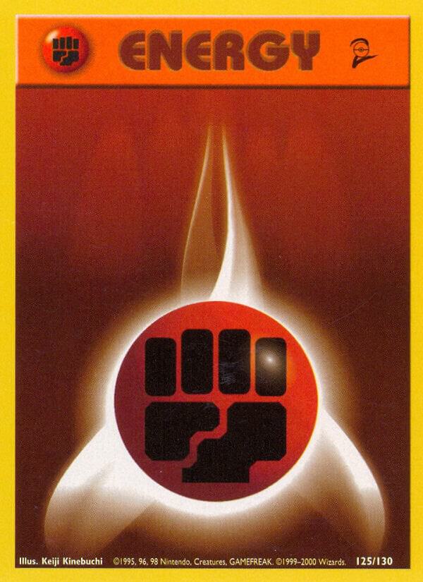 Fighting Energy 125/130 card from Base Set 2