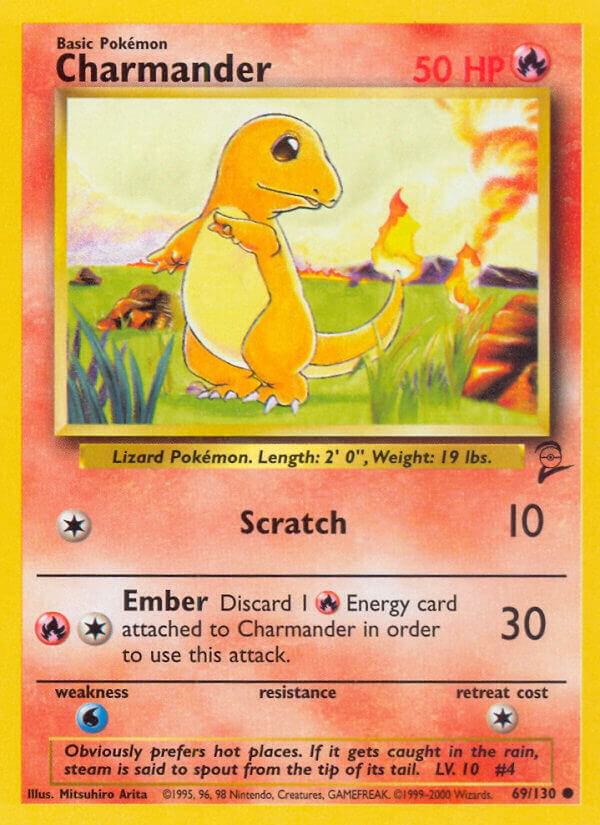 Charmander 069/130 card from Base Set 2