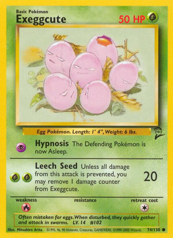 Exeggcute 074/130 card from Base Set 2