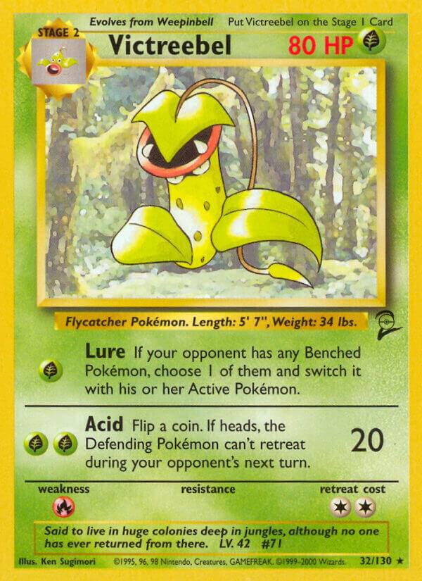 Victreebel 032/130 card from Base Set 2