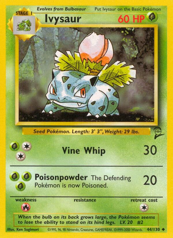 Ivysaur 044/130 card from Base Set 2