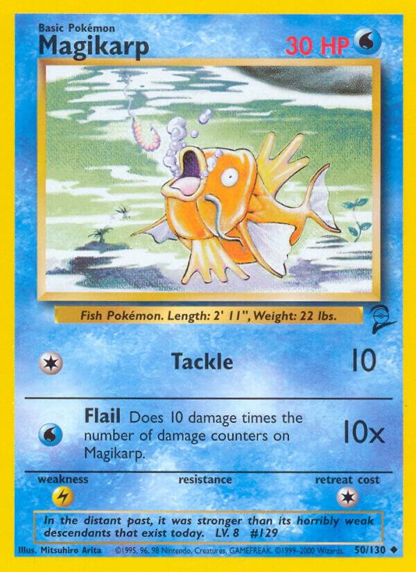Magikarp 050/130 card from Base Set 2