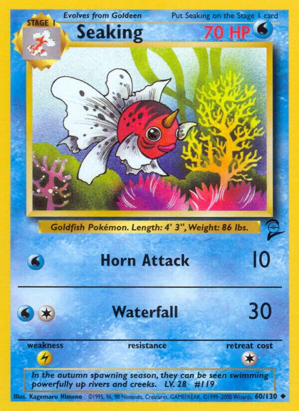 Seaking 060/130 card from Base Set 2