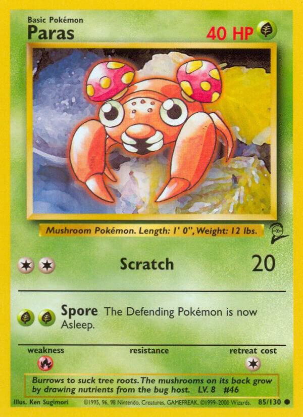 Paras 085/130 card from Base Set 2