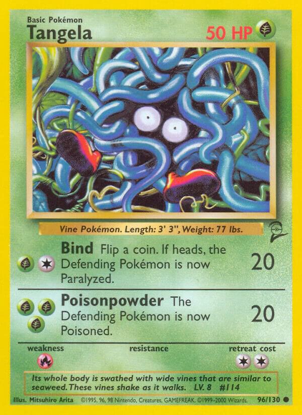 Tangela 096/130 card from Base Set 2