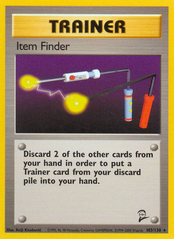 Item Finder 103/130 card from Base Set 2